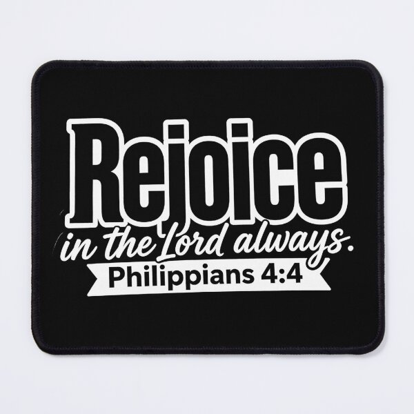 Item preview, Philippians 4:4 Rejoice in the Lord always designed and sold by plushism.