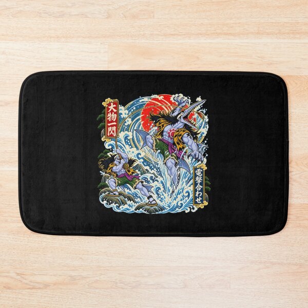 Item preview, Vintage Ukiyo-e Japanese Fisherman Ocean Wave Manga Graphic designed and sold by lamiarte.