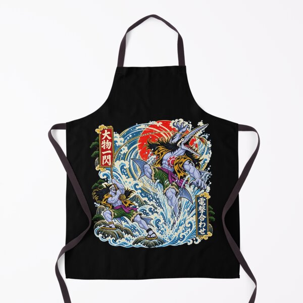 Item preview, Vintage Ukiyo-e Japanese Fisherman Ocean Wave Manga Graphic designed and sold by lamiarte.