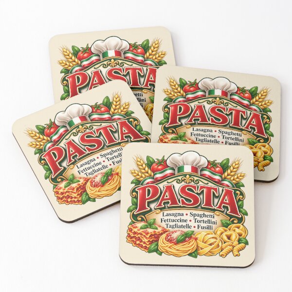 Item preview, Pasta Lover Italian Food – Lasagna Spaghetti Fettuccine Tortellini Design designed and sold by MetaModel Editions.