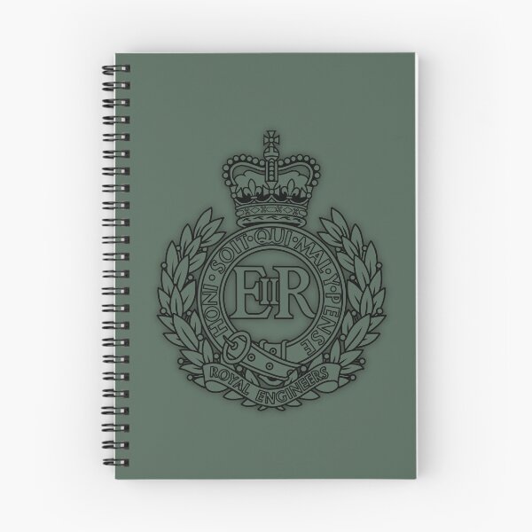 Item preview, Royal Engineers Cap Badge colourless (ER) designed and sold by Auburn-Art.