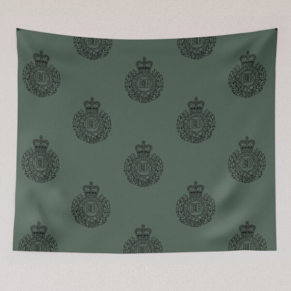 Item preview, Royal Engineers Cap Badge colourless (ER) designed and sold by Auburn-Art.