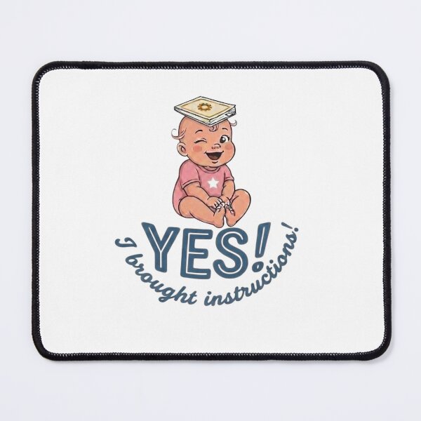 Item preview, Cute Newborn Girl Quote Yes I brought instructions designed and sold by The-NOKU-Co.