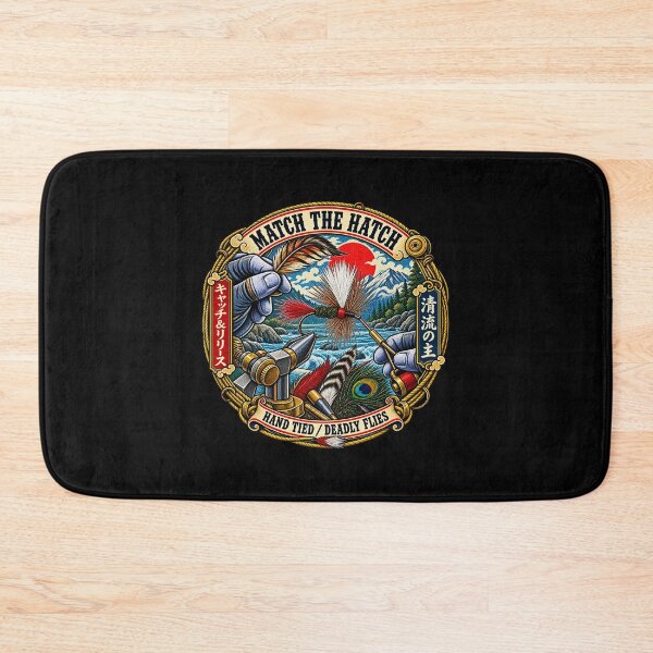 Item preview, Vintage Ukiyo-e Japanese Fisherman Ocean Wave Manga Graphic designed and sold by lamiarte.