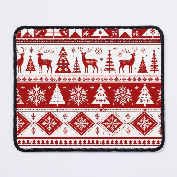 Item preview, A white & red Christmas patrern designed and sold by JosueShop101.
