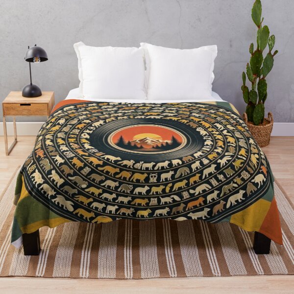Item preview, Wildlife Symphony – Animal Vinyl Record Nature Art designed and sold by Dogandesighn.