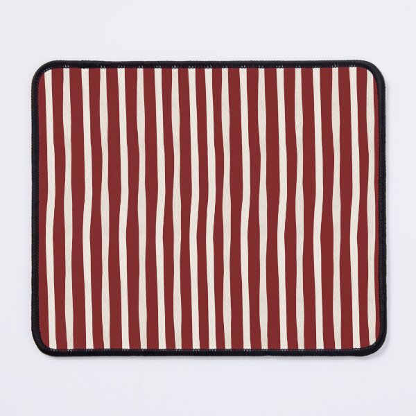 Item preview, Cherry and Warm Ivory Vertical Stripes Aesthetic Pattern | Retro Crimson Red Striped Pattern Gift for Women & Girls | Aesthetic Dark Red Striped Pattern for College Students designed and sold by VivaFy.