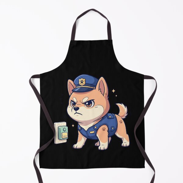 Item preview, Security Guard Puppy Shiba Inu Funny Dog Art    designed and sold by mood-draftsman.