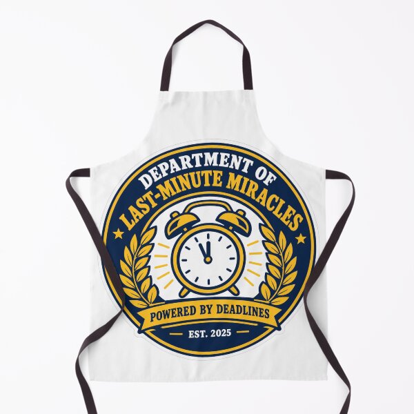 Item preview, Department Of Last-Minute Miracles Retro Seal designed and sold by NovaToons.