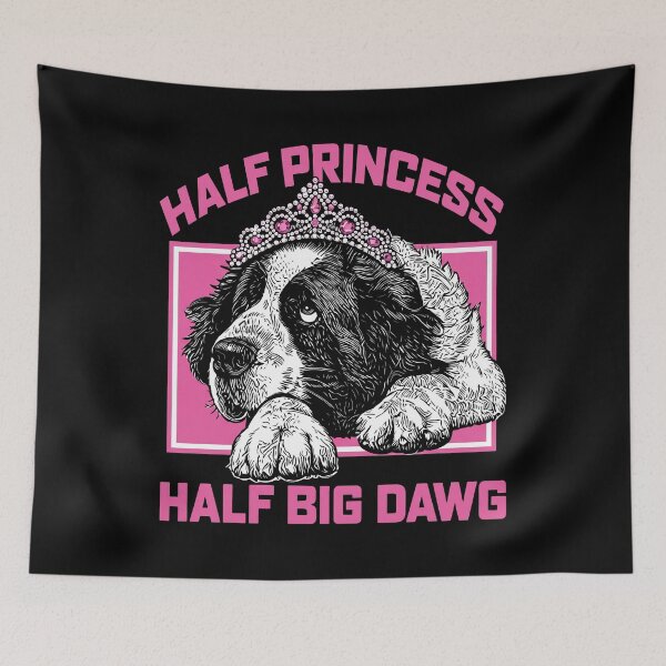 Item preview, Half Princess Half Big Dawg designed and sold by ArtSantosv.