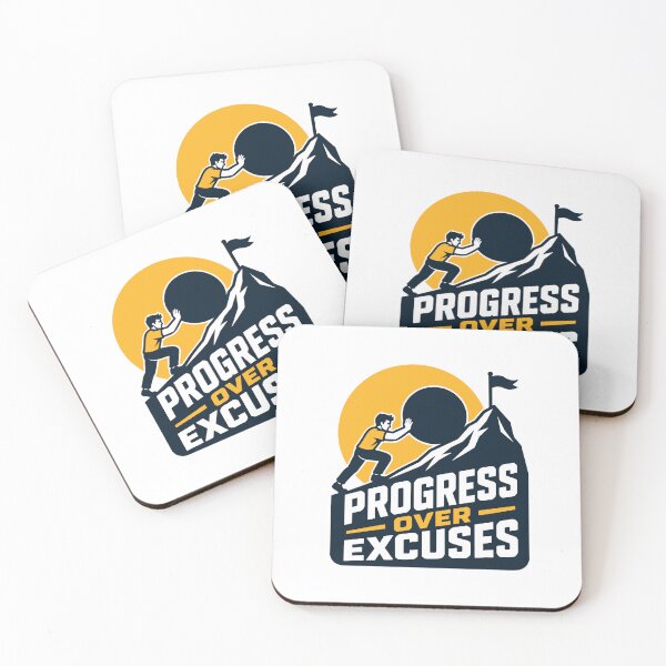 Item preview, Progress Over Excuses designed and sold by Akioos.