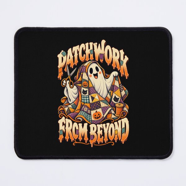Item preview, Patchwork From Beyond - Halloween Quilter Ghost designed and sold by MOTIFOLK.
