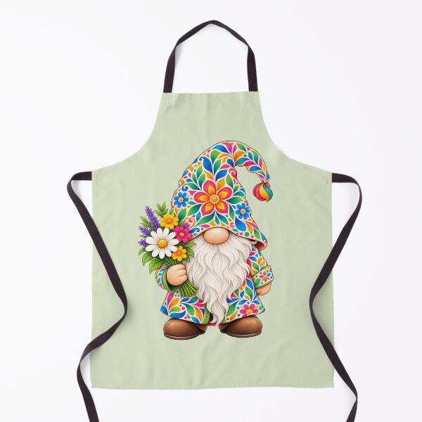 Item preview, Kaleido Floral Garden Gnome designed and sold by Myra365Art.
