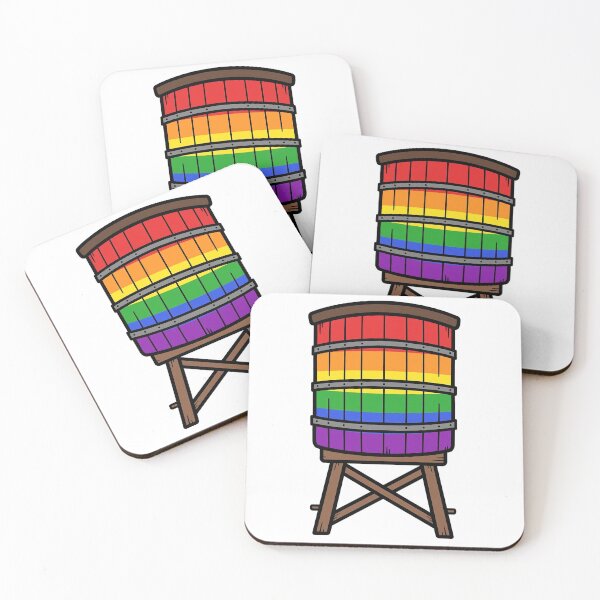 Item preview, Rainbow NYC Water Tower Pride designed and sold by StateofQueer.