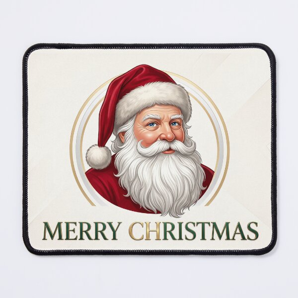 Item preview, Merry Christmas Santa Claus Portrait Illustration designed and sold by ArtworkNorth.
