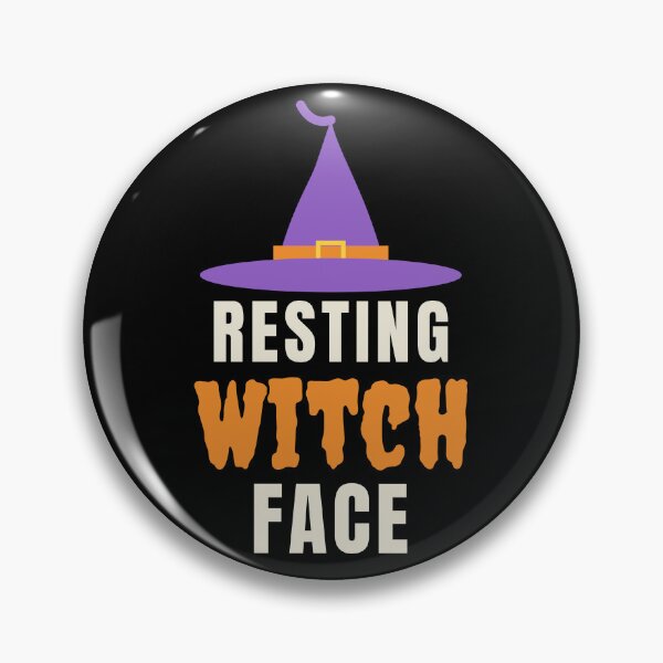 Item preview, Resting Witch Face Funny Halloween Witch Hat designed and sold by C-O-O-L.