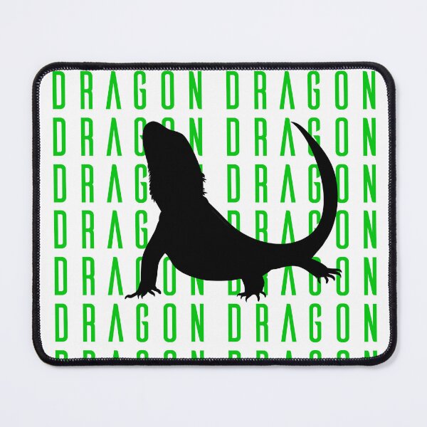 Item preview, Black Bearded Dragon Minimalist Art designed and sold by olisiek21.