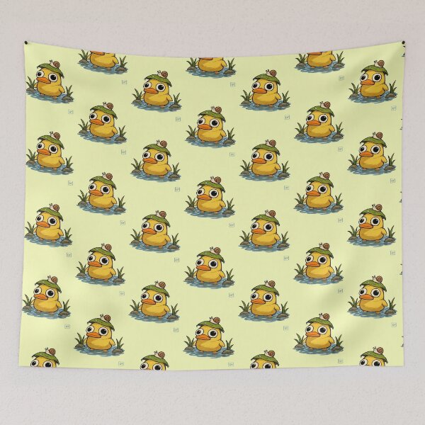 Item preview, Duck with a snail on its head designed and sold by Quackty.