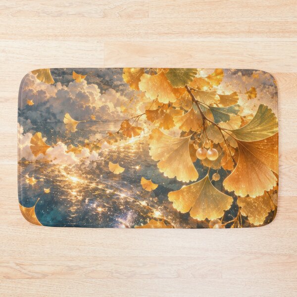 Item preview, Ginkgo Under the Autumn Full Moon designed and sold by scicilysimonee.