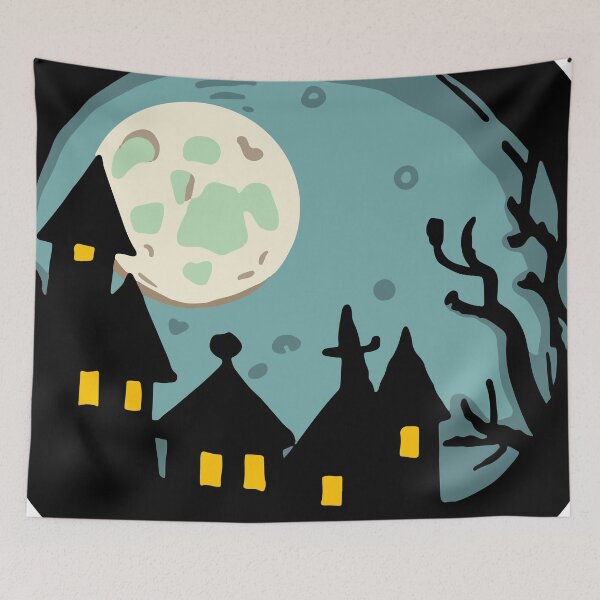 Item preview, Witchy Halloween Night, Spooky Design designed and sold by katerynaS99.
