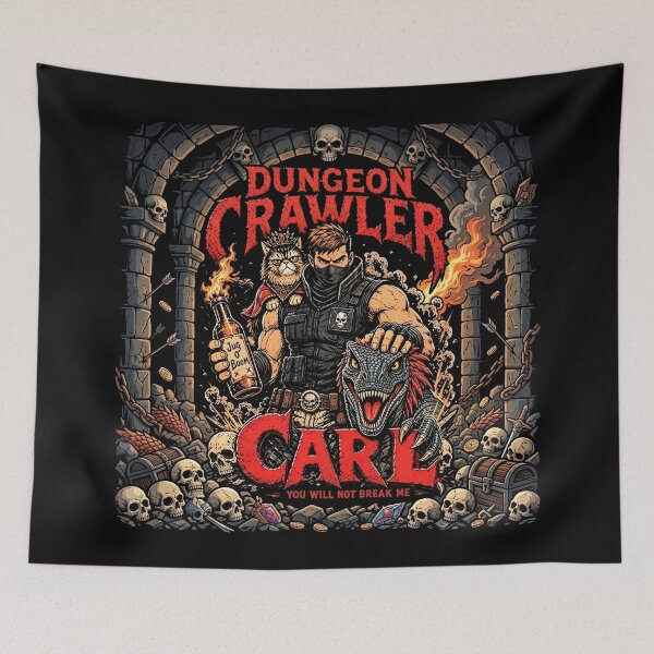 Item preview, Dungeon Crawler Carl - You Will Not Break Me designed and sold by The Funky Sprunki.