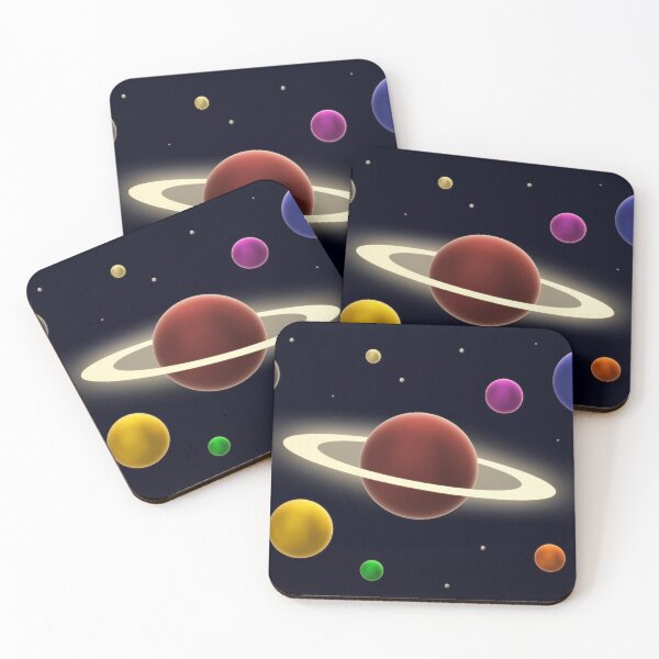 Item preview, Cosmic Symphony of Colorful Planets designed and sold by ArtisticJump.