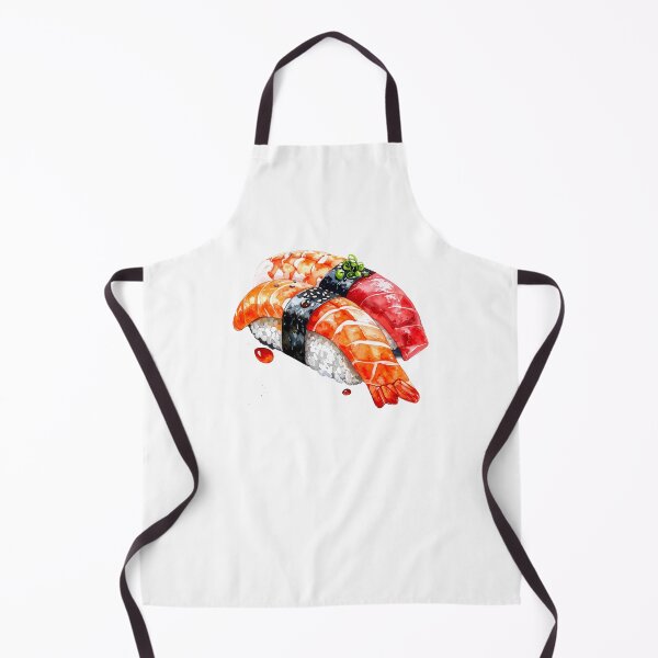Item preview, Japanese Sushi Watercolor Illustration designed and sold by BetweenForms.