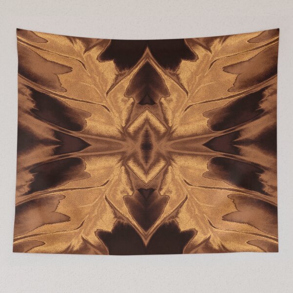 Item preview, Golden Eclipse - Symmetrical Organic Abstraction designed and sold by SulkaCreative.
