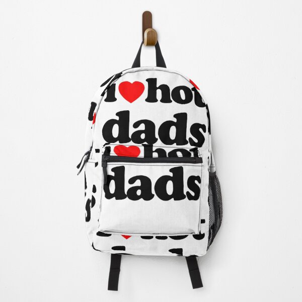 Item preview, I Love Hot Dads Sarcastic Meme Humor Graphic Black Text designed and sold by MathWare MathClips.