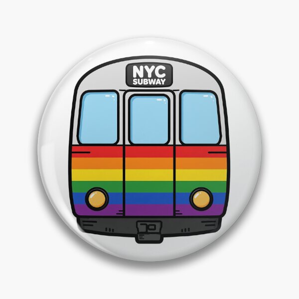 Item preview, Rainbow NYC Subway Train Pride designed and sold by StateofQueer.