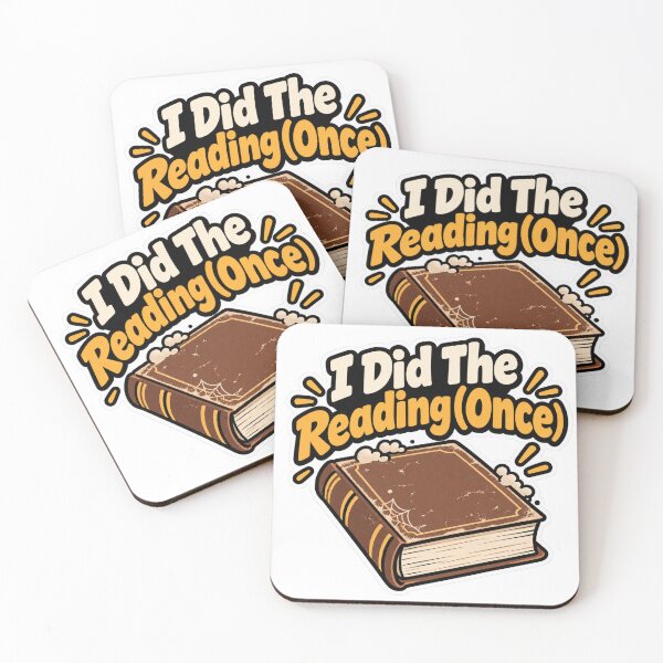Item preview, I Did The Reading Once Funny Quote designed and sold by NovaToons.