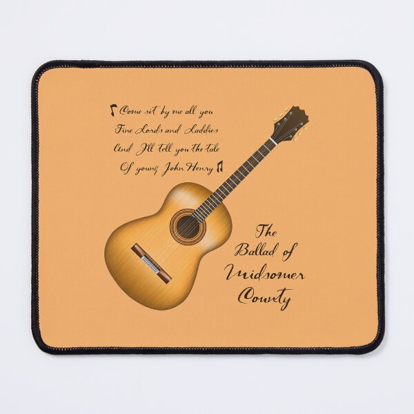 Item preview, The Ballad of Midsomer County II (on Golden-Brown) designed and sold by PawsitiveMum3.