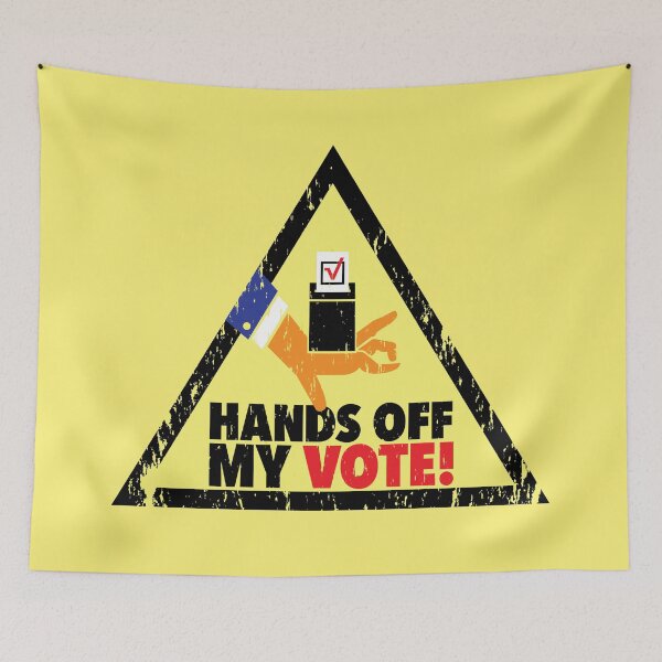 Item preview, Hands Off My Vote! designed and sold by JenDGraphicDesign.