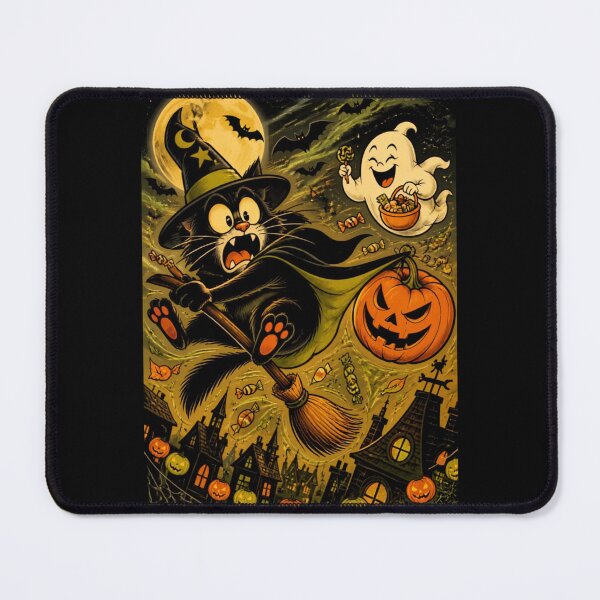 Item preview, Halloween Cat designed and sold by ArtCraftLab.