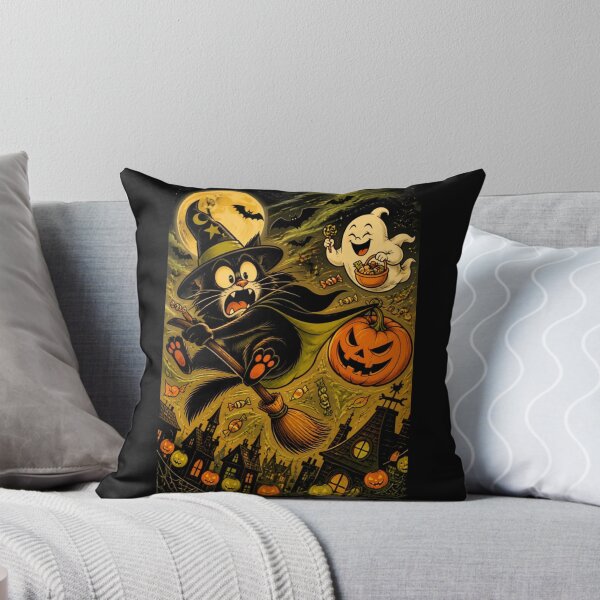 Item preview, Halloween Cat designed and sold by ArtCraftLab.
