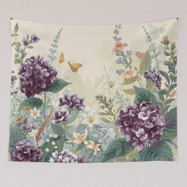 Item preview, Floral Garden with Butterflies designed and sold by FlowerSeller1.