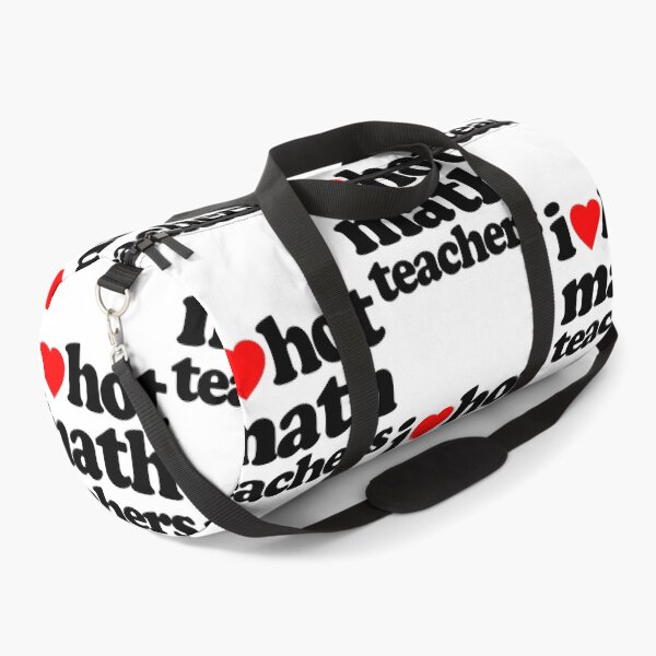 Item preview, I Love Hot Math Teachers STEM Geek Graphic Black Text designed and sold by MathWare MathClips.