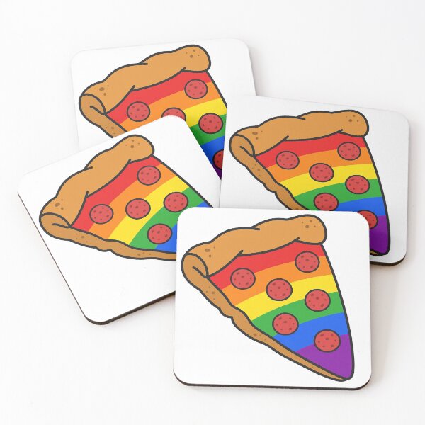 Item preview, Rainbow Pizza Slice NYC Pride designed and sold by StateofQueer.