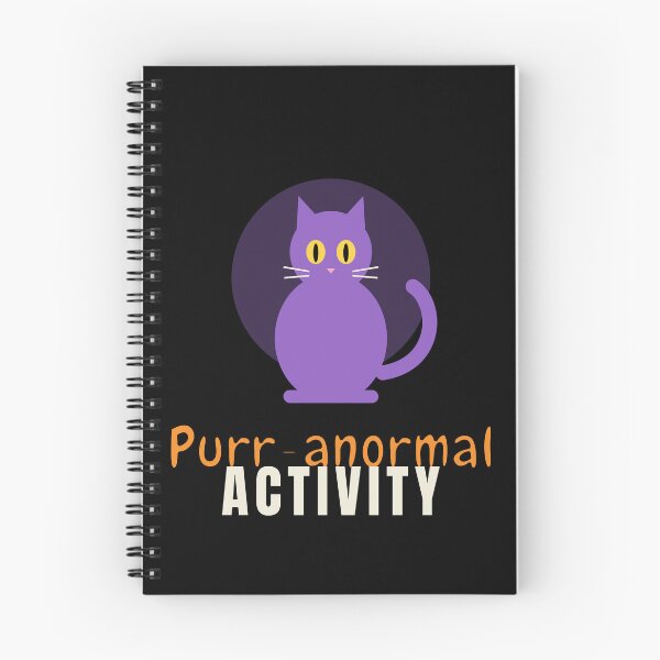 Item preview, Purr-anormal Activity Funny Cat Halloween Pun designed and sold by C-O-O-L.