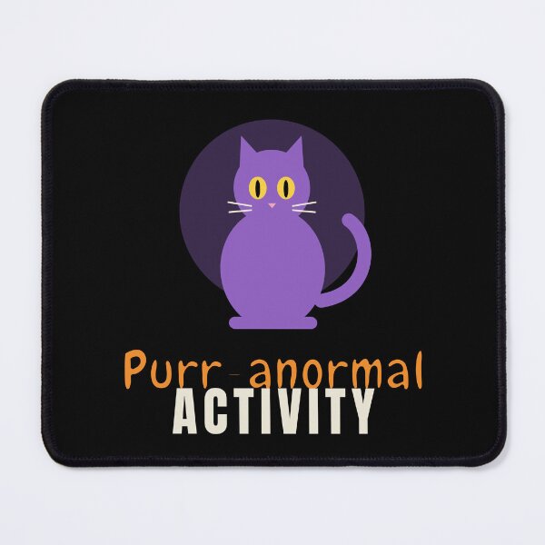 Item preview, Purr-anormal Activity Funny Cat Halloween Pun designed and sold by C-O-O-L.