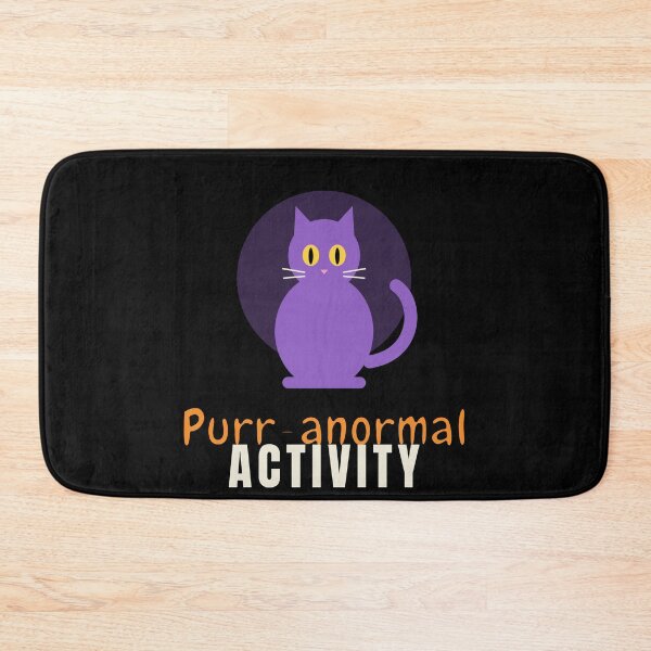 Item preview, Purr-anormal Activity Funny Cat Halloween Pun designed and sold by C-O-O-L.