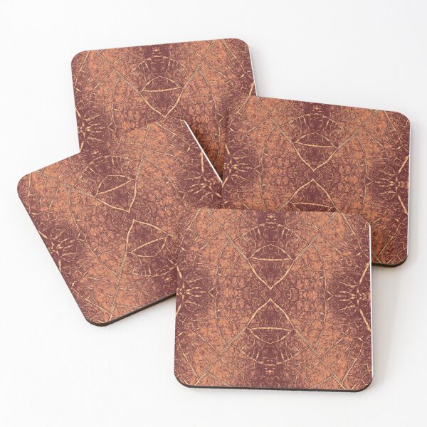 Item preview, Copper Mandala – Botanical Kaleidoscope Pattern designed and sold by SulkaCreative.