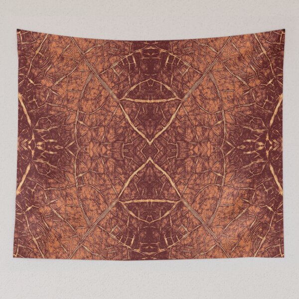 Item preview, Copper Mandala – Botanical Kaleidoscope Pattern designed and sold by SulkaCreative.