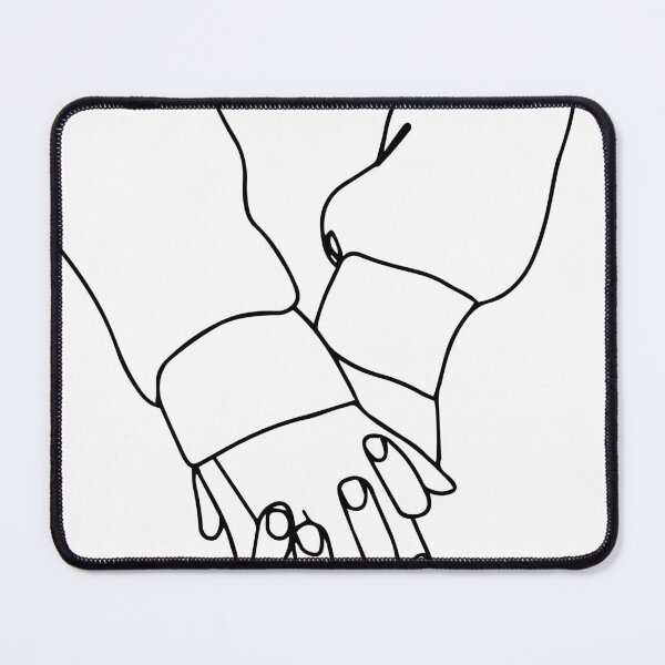 Item preview, Two Hands Holding – Minimal Line Art designed and sold by Sk1628.