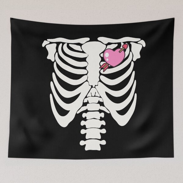 Artikelvorschau, I Love Valentine's Day Heart Holiday Skeleton  entworfen und verkauft von JaymeOctober.