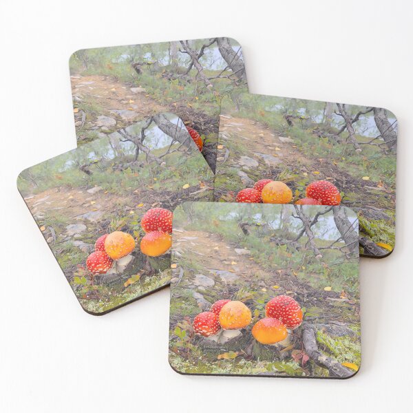 Item preview, Fly Agaric Along Hiking Path - evalaaksart - A piece of Finland designed and sold by evalaaksart.