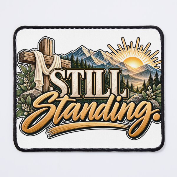 Item preview, Still Standing | Christian Faith & Perseverance Design designed and sold by ThinkOnThis.