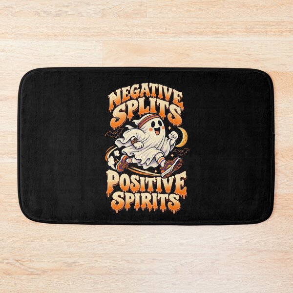 Item preview, Negative Splits Positive Spirits - Ghost Runner Halloween designed and sold by MOTIFOLK.