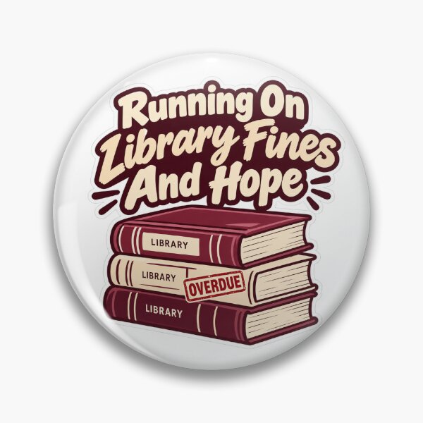 Item preview, Running On Library Fines And Hope designed and sold by NovaToons.
