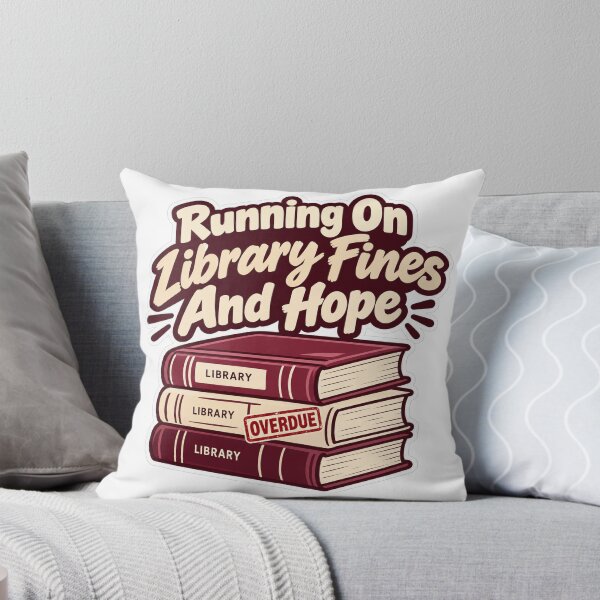 Item preview, Running On Library Fines And Hope designed and sold by NovaToons.